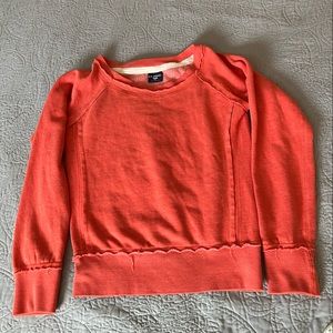 Orange pullover